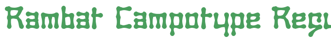 Rambat Campotype Regular
